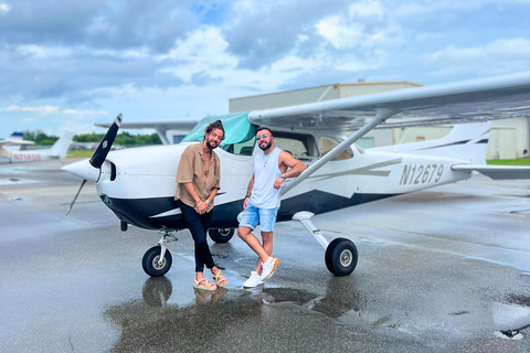 Miami Beach: Tour privato in aereo di South Beach con bevande