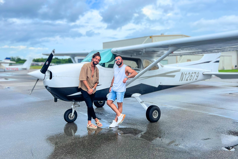 Miami Beach: Tour privato in aereo di South Beach con bevande