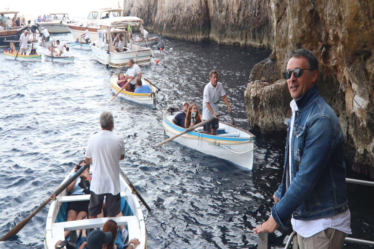 Da Napoli: Tour di gruppo della Grotta Azzurra, Capri e Anacapri