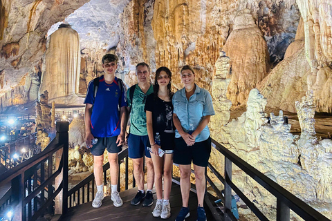 Phong Nha Cave & Paradise Cave: Guided Tour Boat & Explore Group Tour with Drop-Off in Hue