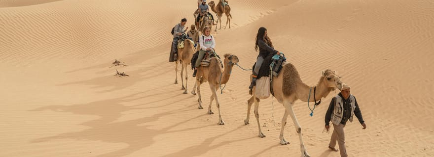 Depuis Djerba et Zarzis : Excursion en 4x4 à Ksar Ghilane, dans le Sahara, et à Matmata