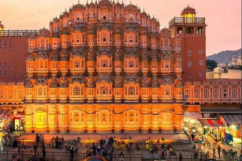 Jaipur's Royal Trio: AC Car, Tuk-Tuk & Guided Cultural Tour Tour by Tuk-Tuk Guide not included