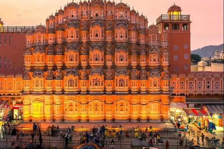 Jaipur's Royal Trio: AC Car, Tuk-Tuk & Guided Cultural Tour Tour by Tuk-Tuk Guide not included