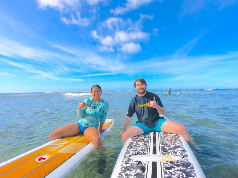 Oahu: Clases de surf para 2 personas