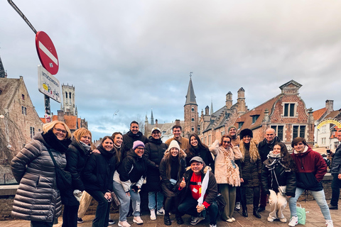 Bruges: Medieval Sightseeing Tour with Chocolate Tasting + Legends Audio Guide