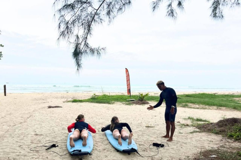 Khao Lak: Surfing Lesson with All Day Surfboard and Drink Meeting Point Option