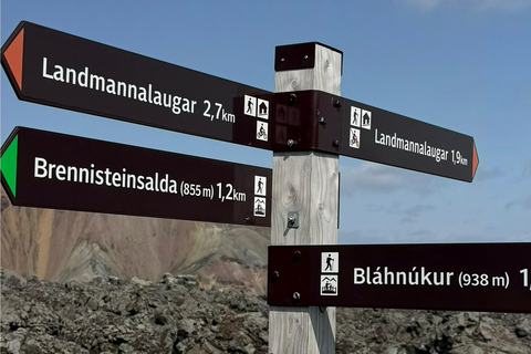 From Reykjavík: Landmannalaugar Transfer with Scenic Stops