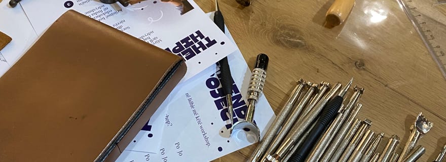 Tirana : atelier d'artisanat du cuir