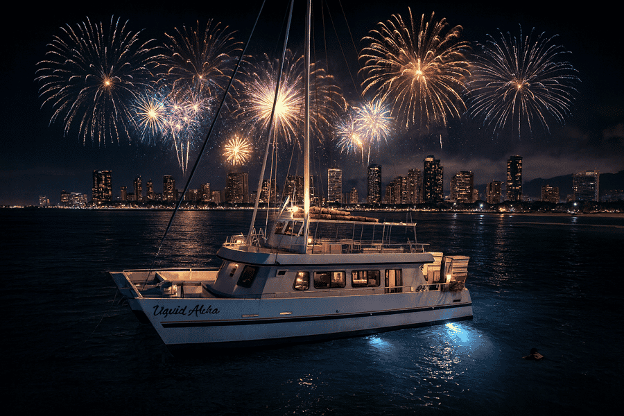 Waikiki Silvester-Kreuzfahrt. Foto: GetYourGuide Waikiki Silvester-Kreuzfahrt. Foto: GetYourGuide