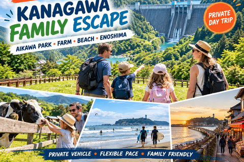 From Tokyo: Aikawa Park & Enoshima Private Family Day Trip From Tokyo: Private Family Trip to Aikawa Park & Enoshima