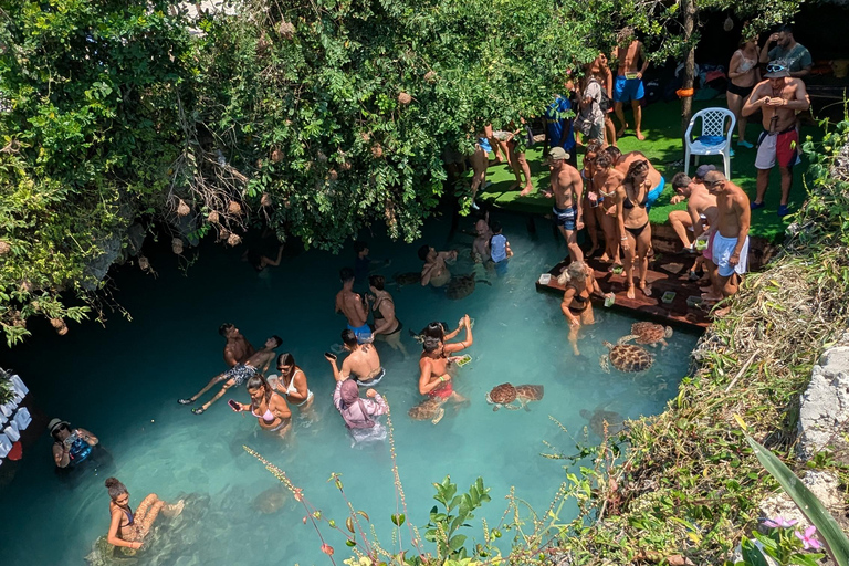 Jaskinia Salaam Pływanie z żółwiami, plaża Mtende i skałaWycieczka prywatna bez transferu z hotelu