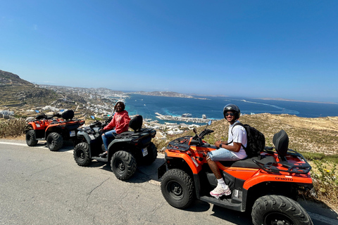 Guided Mykonos ATV adventure; Off-Road Tour with Beach Stop