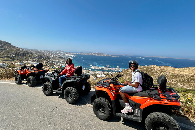 Guided Mykonos ATV adventure; Off-Road Tour with Beach Stop