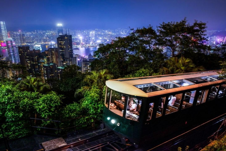 HK Elite Private Night Tour: Cruise, Aquarium Dinner, Peak
