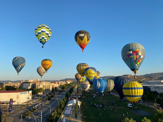 Europäisches Ballonfestival: Heißluftballonfahrt