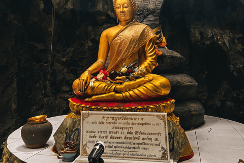 Pattaya: Waterfall Swim, Cave River and Naga Temple Day Trip