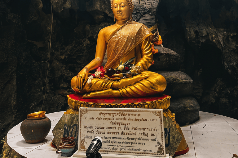 Pattaya: Waterfall Swim, Cave River and Naga Temple Day Trip