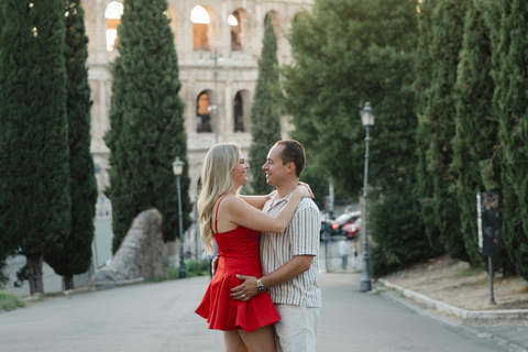 Rome: Private Editorial Shoot at Trevi Fountain or Colosseum Early Morning Trevi Fountain: 30-Minute Private Shoot
