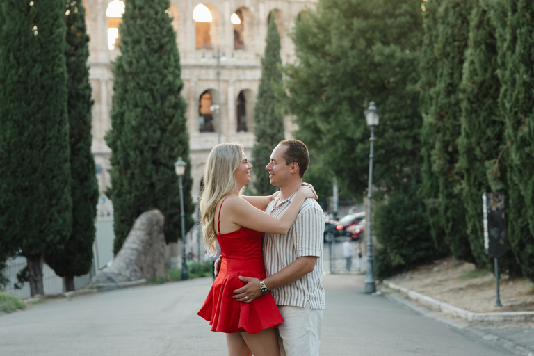 Rome: Private Editorial Shoot at Trevi Fountain or Colosseum Early Morning Trevi Fountain: 30-Minute Private Shoot