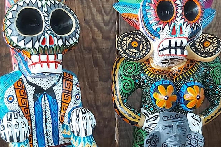 Monte Alban. Bike Tour. Archaeology, Alebrijes, and History.