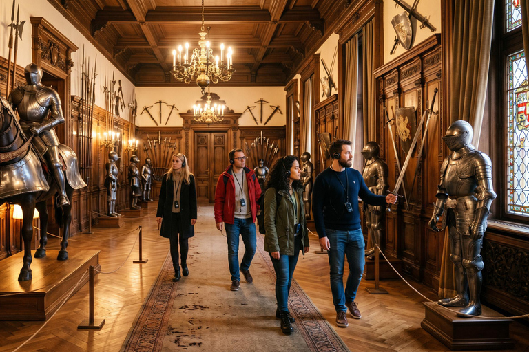 TOUR Bran Castle (Dracula), Peles Castle & Wednesday Castle Audio guide in 24 languages