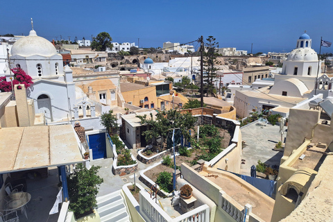 Santorini: Private Mesaria & Vothonas Village Walk and Lunch