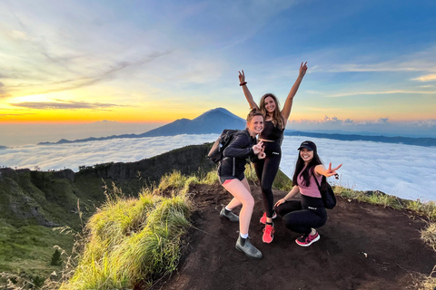 Bali: Mount Batur Sunrise Hike with Breakfast & Pickup Meeting Point (No Hotel Transfer) & Include Breakfast