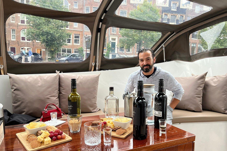 Vinterkryssning för mindre grupper i Amsterdam inklusive snacks/drycker