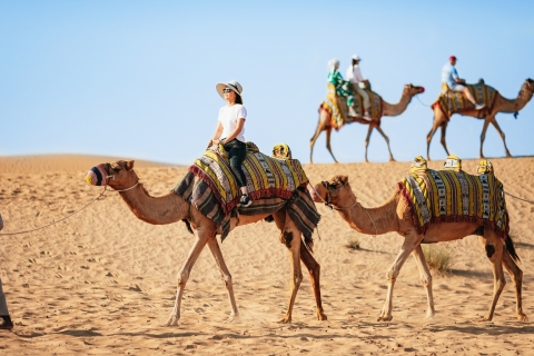 Dubai: halve dag woestijnsafari, kameelrit & optie quadGedeelde tour