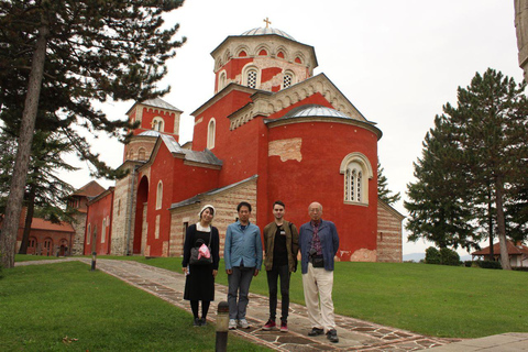 De Belgrade : Visite des monastères médiévaux de Zica et Studenica