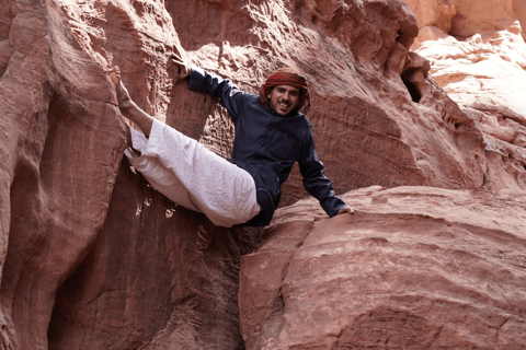 Deserto de Wadi Rum: excursão de meio dia em jipe (manhã ou pôr do sol)