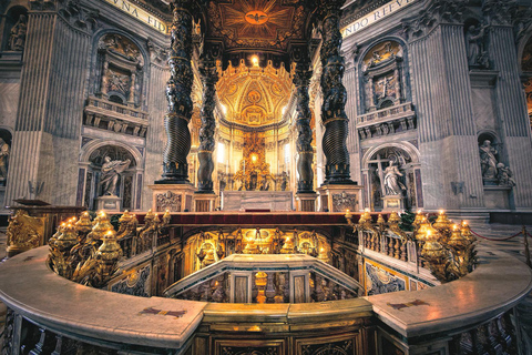 Rome: St.Peter&#039;s Basilica audiogids met tickets voor de DomeENGELSE AUDIOGIDS