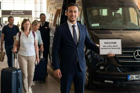 Cappadocia: Airport Transfer Nav(Nevşehir) & ASR(Kayseri) Nevşehir Airport To Cappadocia Shared Transfer