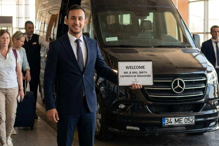 Cappadocia: Airport Transfer Nav(Nevşehir) & ASR(Kayseri) Nevşehir Airport To Cappadocia Shared Transfer