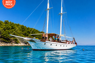 Zadar:Authentic Wooden Boat Cruise with Dalmatian Platter