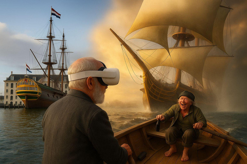 Amsterdam: Historic Virtual Reality Boat Tour