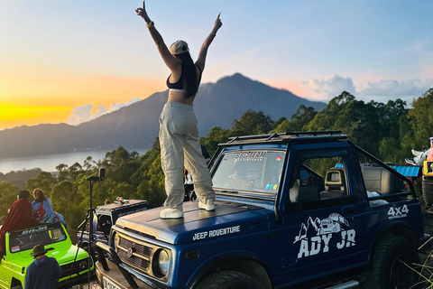 Bali: Mount Batur Sunrise Jeep, Pine Forest And hot springs Hot Spring Ticket (without transportation)
