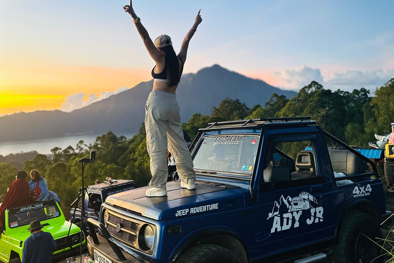Bali: Mount Batur Sunrise Jeep, Pine Forest And hot springs Hot Spring Ticket (without transportation)