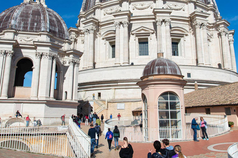 Watykan: Bazylika św. Piotra, podziemia i wejście na kopułęBazylika św. Piotra, wejście na kopułę i zwiedzanie grobowców papieskich