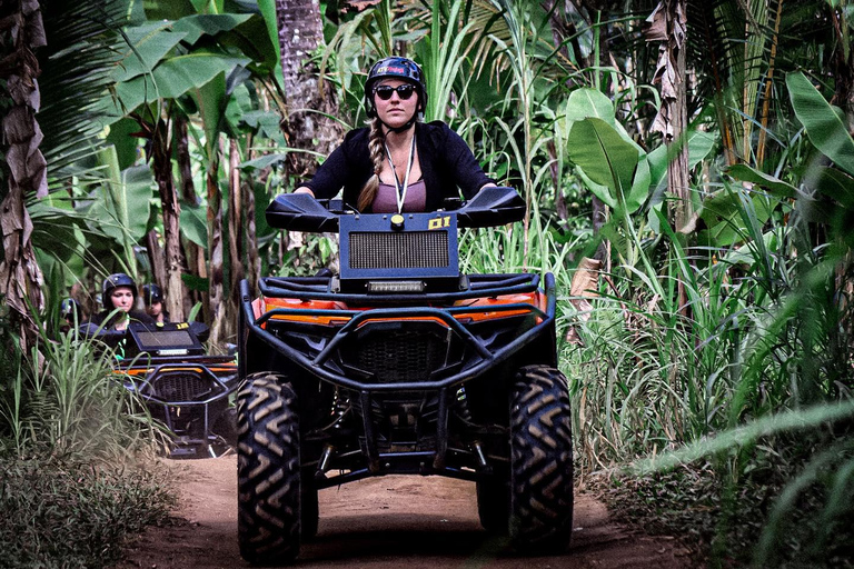 Ubud: 350CC ATV Adventure with Blangsinga Glass Bridge Tour 350CC Tandem ATV Ride + Blangsinga Glass Bridge Tour