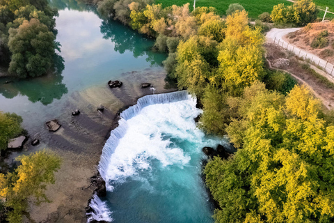 From Alanya: Manavgat River Cruise, Waterfall, & Bazaar