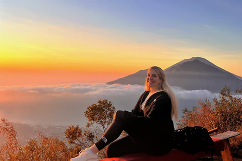 Ubud: Mount Batur Sunrise Tour – Jeep or Trekking Option Ticket Natural Hot Spring (Meeting point) + Without Hotel Tf