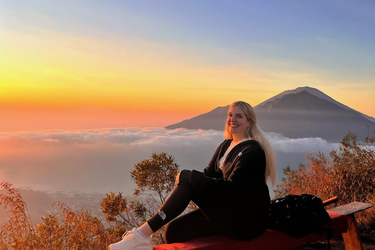Ubud: Mount Batur Sunrise Tour – Jeep or Trekking Option Ticket Natural Hot Spring (Meeting point) + Without Hotel Tf