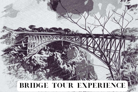 Victoria Watervallen: Het uitzicht op de watervallen en de historische brugVictoria Watervallen: Bridge Experience open einde Look Out Cafe