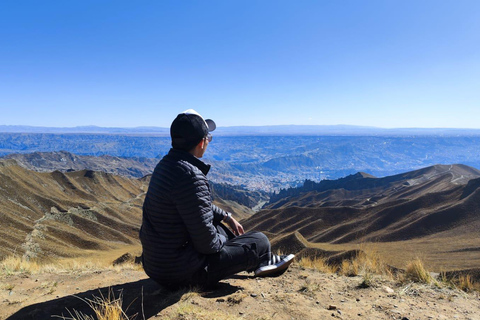 La Paz, Bolivia: Sunset at the Alaxpacha Viewpoint at 4000 meters above sea level.