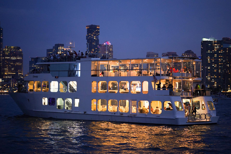 NYC: Weihnachtliche Luxusyacht Dinner CruiseNYC: Ferien-Luxus-Yacht-Dinner-Kreuzfahrt