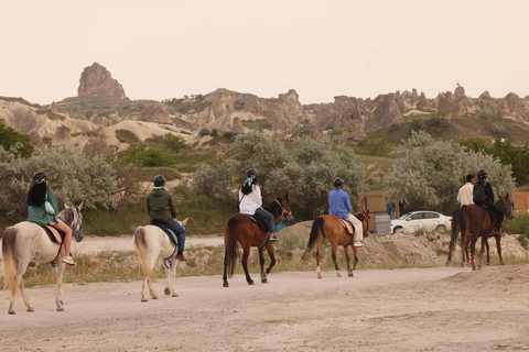 Cappadocia: Guided Horse Riding Tour in Love/Rose Valley Sunset Horse Riding Tour