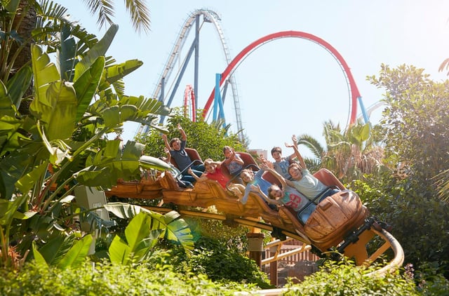 From Barcelona: PortAventura Theme Park Ticket &amp; Transfer