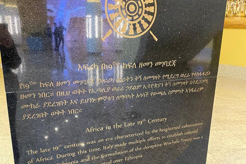 Addis Ababa: Adwa 00Km Museum guided tour