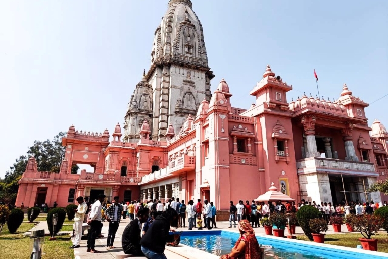 Varanasi : Visite touristique privée d'une journée et croisière commentée sur le GangeVaranasi : Visite privée d'une journée en voiture et tour en bateau